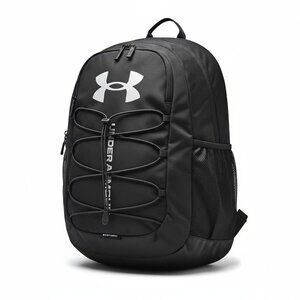 Under Armour Black Backpack – Large Sports Gym School Bag with Logo